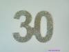 Jubiläumszahl 30, silber Jubiläumszahl 30, silber