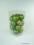 Mini - Christbaumkugeln 25mm, apfelgrün matt, 15 Stück