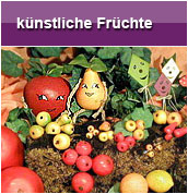 Produktsortiment künstliche Früchte von Koch Dekorationsartikel KG