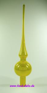 Christbaumspitze 27cm, gelb opal