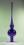 Christbaumspitze 27cm, violett opal