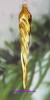 Eiszapfen, "gold glanz ohne Dekor" 15cm,1 K.a4 Stück