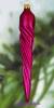 Eiszapfen, "magenta matt ohne Dekor" 15cm,1 K.a4 Stück