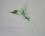 Kolibri, Glas aus Lauscha, ca.10cm, klar/hellgrün