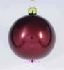Mundgeblasene Christbaumkugel "weinrot opal" 6cm, 1 K.a 12 Kugeln