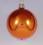 Mundgeblasene Christbaumkugeln, blutorange glanz