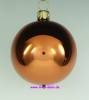 Mundgeblasene Christbaumkugeln "karamell glanz" 6cm, 1 Karton mit 12 Kugeln