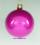 Mundgeblasene Christbaumkugeln, magenta opal