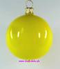 Mundgeblasene Christbaumkugeln, "neon gelb opal" 10cm, 1 K.a 4 Kugeln