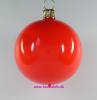 Mundgeblasene Christbaumkugeln, "neon orange opal" 4cm, 1 Karton mit 12 Kugeln