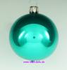 Mundgeblasene Christbaumkugeln, "petrol opal" 4cm, 1 Karton mit 12 Kugeln