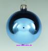 Mundgeblasene Christbaumkugeln "veilchenblau glanz" 6cm, 1 Karton mit 12 Kugeln