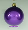 Mundgeblasene Christbaumkugeln, "violett opal" 4cm, 1 Karton mit 12 Kugeln