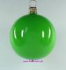 Mundgeblasene Christbaumkugeln,"neon grün opal" 8cm, 1 Karton mit 6 Kugeln