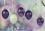 Mundgeblasene Ostereier ca.5,5cm, 6er-Set, ultra violet Mix