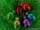 Ostereier aus Glas, 6er-Set, bunt glanz