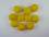 Watteform Ei/ Oval 3,5cm gelb, Btl. a 10 Stück, SONDERPOSTEN, C-Ware