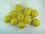 Watteform Ei/ Oval 5cm, gelb mit Durchloch, Btl.a 10 St., SONDERPOSTEN