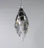 Sortimentskasten SET Christbaumschmuck Glas Silber VOLLDEKOR mit OLIVEN , 35 tlg.