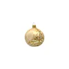Sortimentskasten SET Christbaumschmuck Glas Gold Christdorn, 39 tlg.