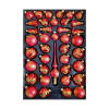 Sortimentskasten SET Christbaumschmuck Glas rot m. Ranke, 39 tlg.