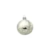 Sortimentskasten SET Christbaumschmuck Glas Silber Christdorn, 39 tlg.
