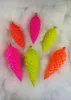 Zapfen, mundgeblasen neon bunt Mix, 16 und 12 cm, 6tlg Set