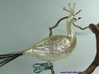 Mundgeblasener Glasvogel PFAU ch...