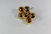 Spiegelbeeren 30mm, gold glanz (...